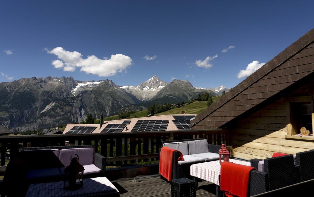 Hotel-Restaurant Ronalp Burchen Exterior photo